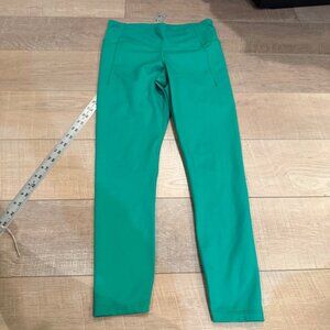GAP FIT WOMENS MEDIUM REGULAR SIMPLY GREEN POWER FULL LEG LEGGINGS ACTIVE